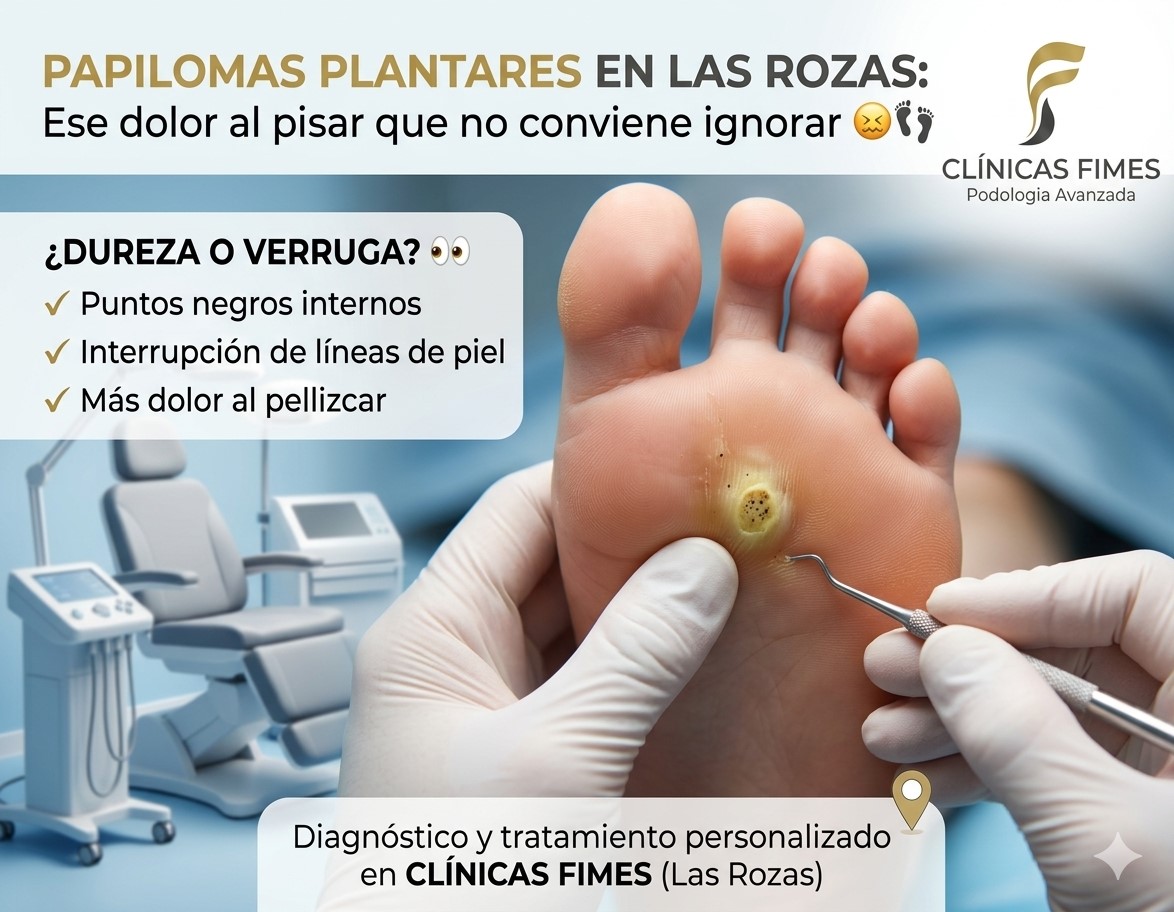Papiloma plantar: cómo saber si esa verruga duele al pisar
